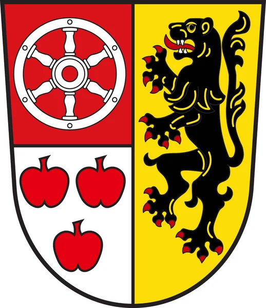 Escudo de Weimarer en Turingia, Alemania — Archivo Imágenes Vectoriales