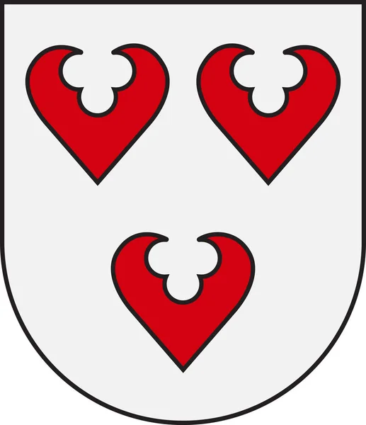 Wappen von Brehna in Sachsen-anhalt in Deutschland — Stockvektor