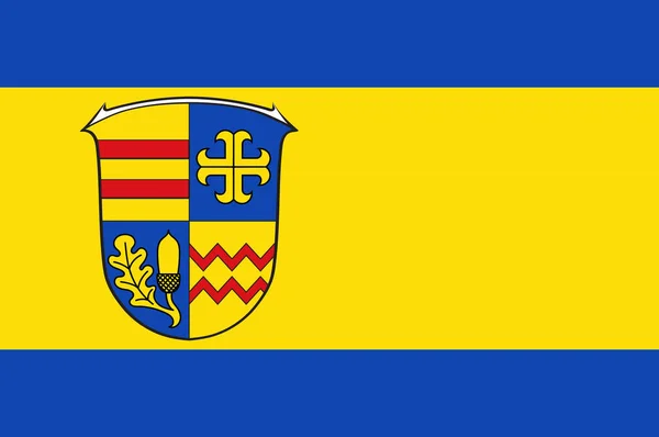 Vlag van Ammerland in Nedersaksen, Duitsland — Stockvector