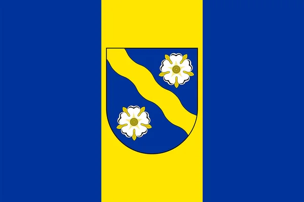 Bandeira de Gamprin in Liechtenstein — Vetor de Stock