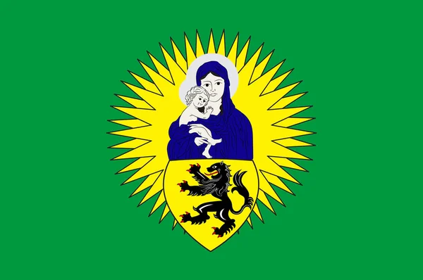 Vlajka Vettweiss v Severním Porýní-Vestfálsku, Německo — Stockový vektor