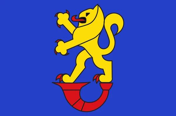 Gifhorská vlajka v dolních Sasku, Německo — Stockový vektor