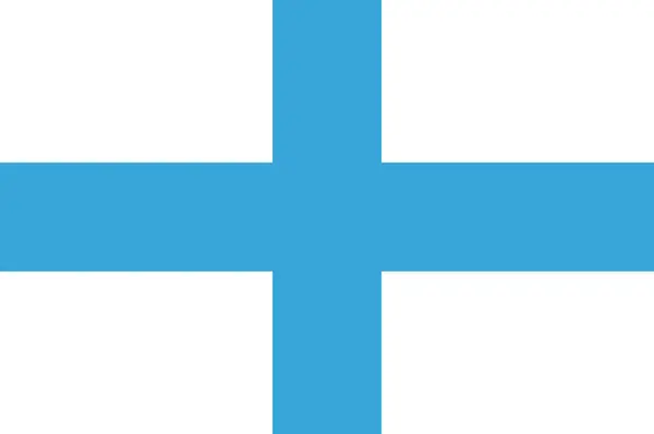 Флаг Марселя в Провансе-Альпах-Лазурном Берегу - регион F — стоковый вектор