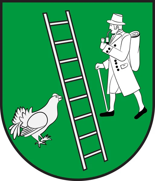 Znak Hopstena v Severním Porýní-Vestfálsku, Německo — Stockový vektor