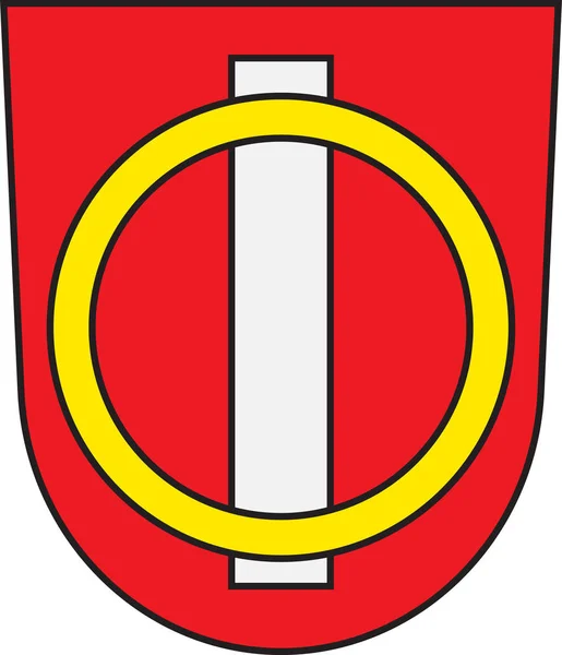 Escudo de Offenbach an der Queich en Suedliche Weinstrasse — Vector de stock