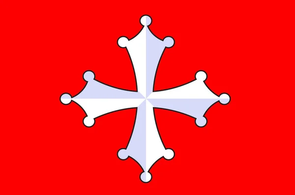 Flaga Pisa, Toskania, Włochy — Wektor stockowy