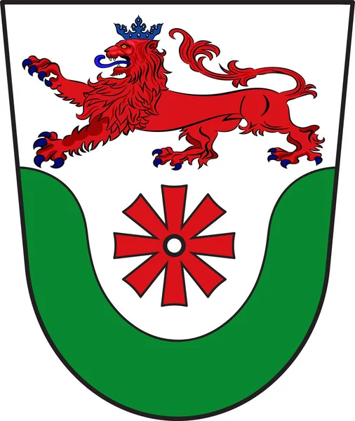 Герб Еркраї в північному Рейні-Вестфалії, Німеччина — стоковий вектор
