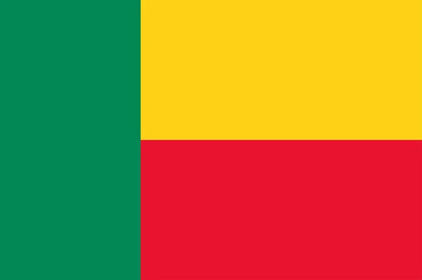 베냉의 국기 — 스톡 벡터