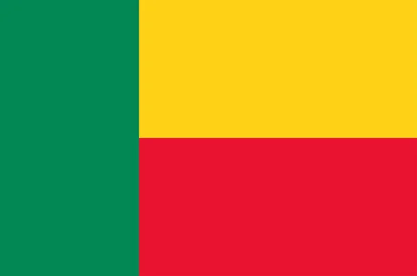 Drapeau du Bénin — Image vectorielle