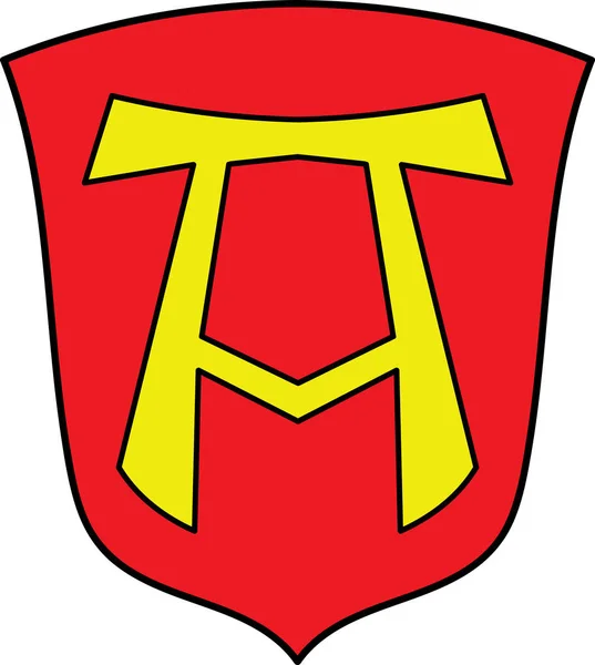 Státní znak Marsbergu v Severním Porýní-Vestfálsku, Německo — Stockový vektor