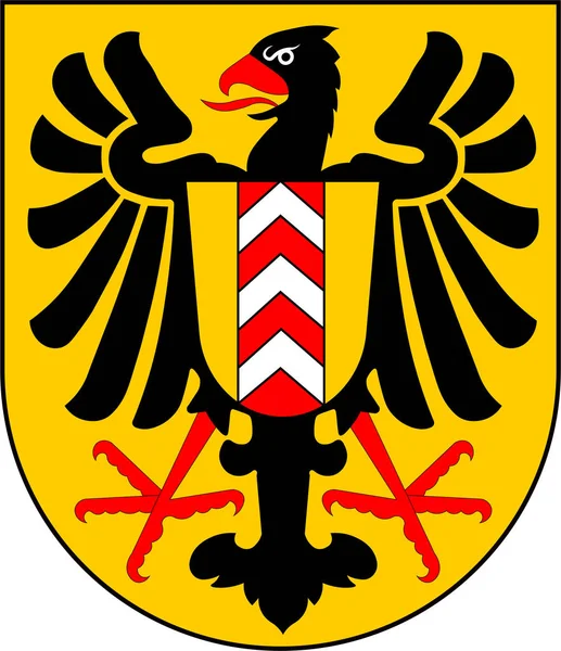 Wappen von Neuchatel in der Republik und im Kanton Neuchatel — Stockvektor