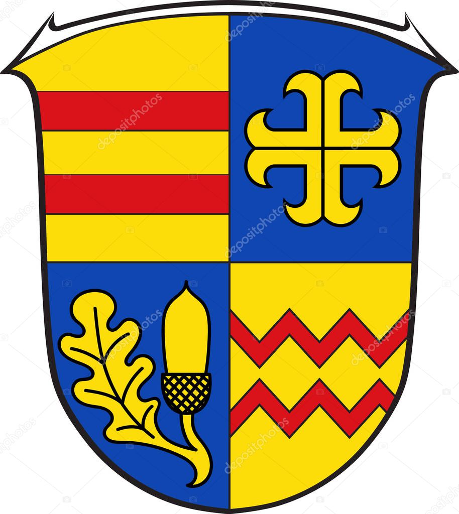 Coat of arms of Ammerland in Lower Saxony, Germany