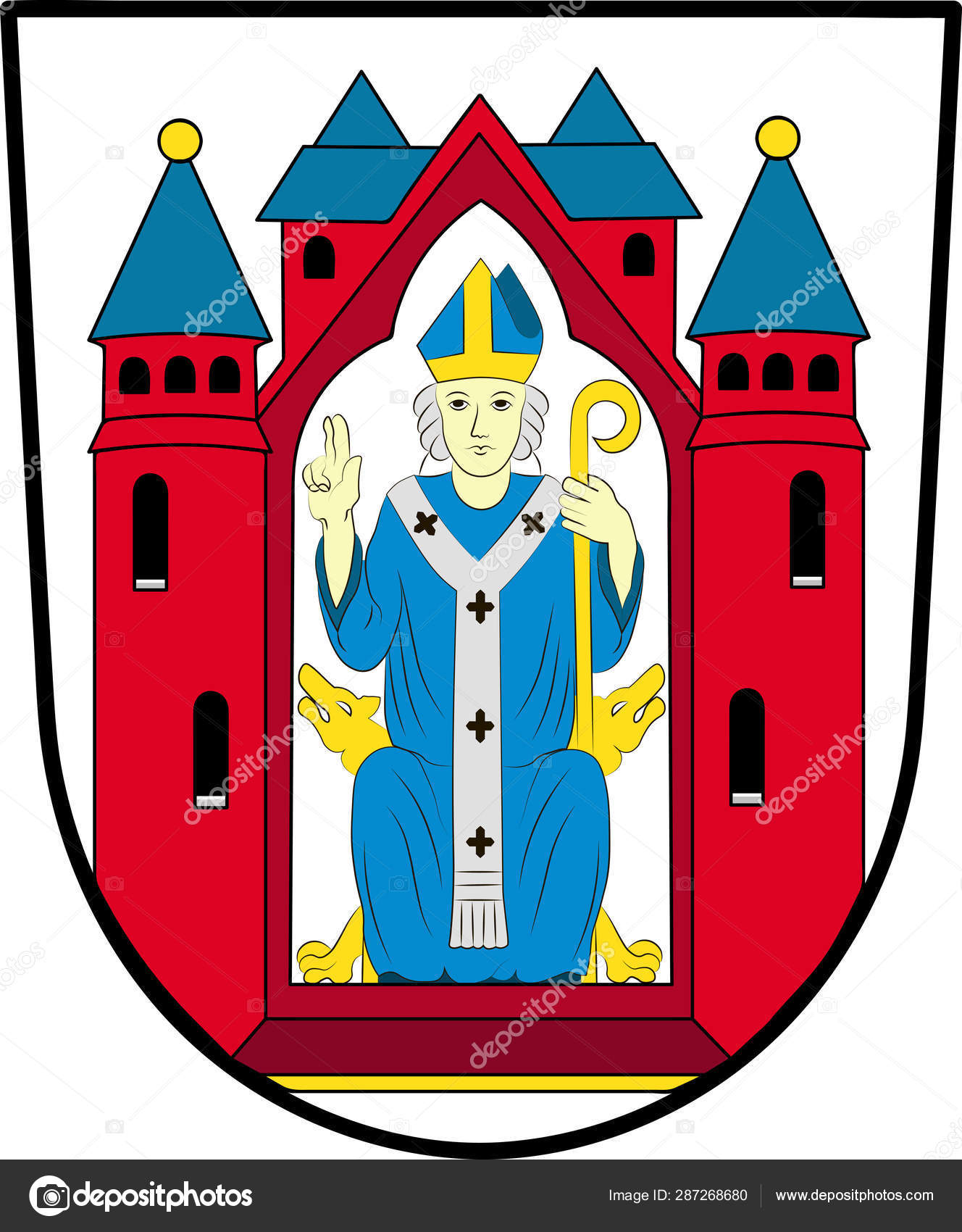 Wappen Von Aschaffenburg In Unterfranken In Bayern Vektorgrafik Lizenzfreie Grafiken C Dique Bk Ru Depositphotos