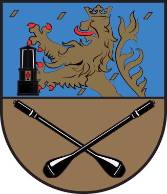 Ge'de Saarbruecken'de Friedrichsthal arması