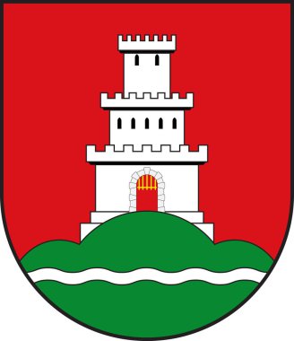 Almanya'da Schleswig-Holstein'daki Pinneberg arması