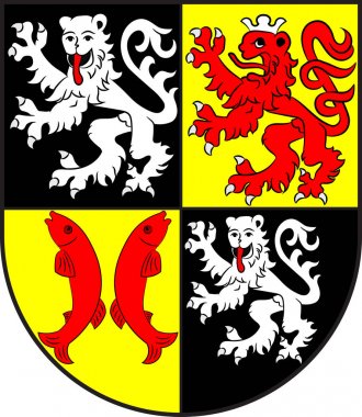 Rheinland-Pfalz Alzey-Worms Flonheim arması,