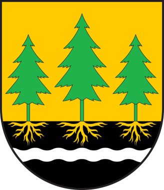 Almanya'da Schleswig-Holstein'da Halstenbek arması