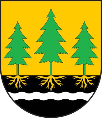 Coat of arms of Halstenbek in Schleswig-Holstein in Germany clipart