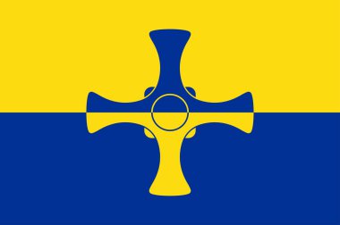 Ingiltere 'de Durham bayrağı