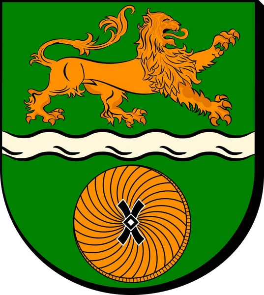 Escudo de Seevetal en Baja Sajonia, Alemania — Vector de stock