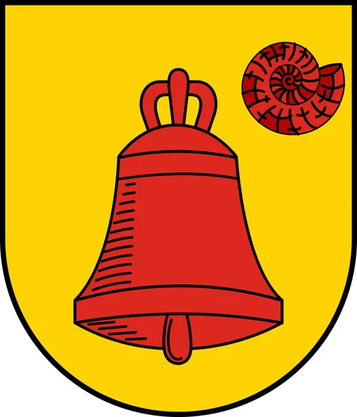 Luedinghausen címere Észak-Rajna-Vesztfália, Németország — Stock Vector