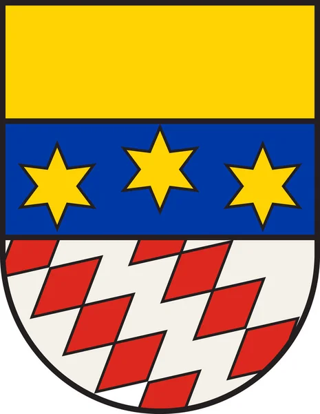 Wappen von Nordrhein-Westfalen, Deutschland — Stockvektor