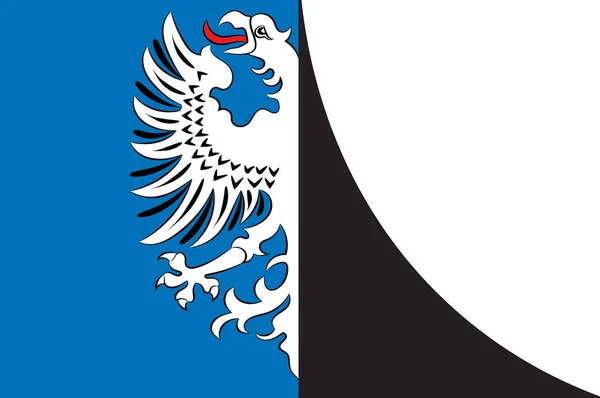Flag of Eslohe in North Rhine-Westphalia, Germany — Stock Vector