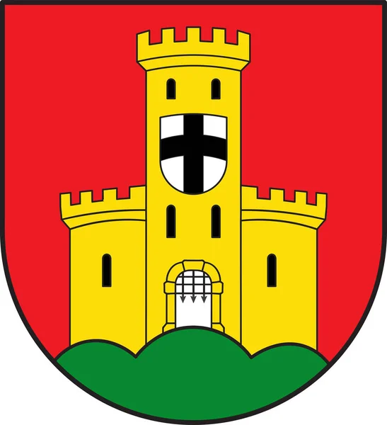 Coat of arms of Bad Godesberg in Bonn of North Rhine-Westphalia, — Stock Vector