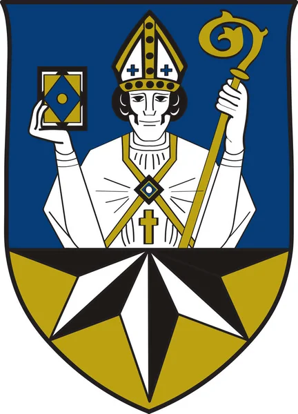 Wappen von Korbach in Hessen. — Stockvektor