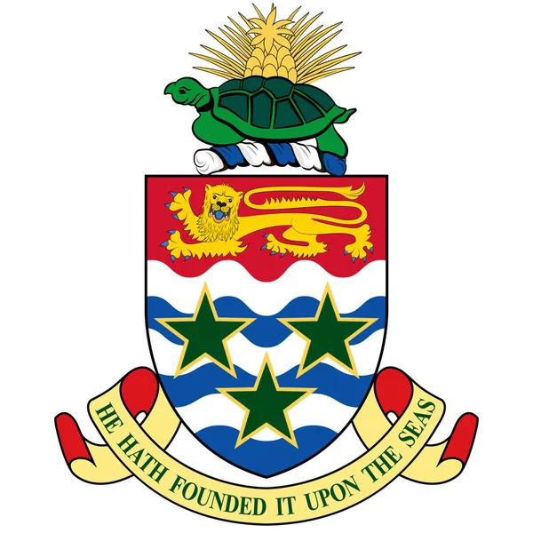 Escudo de armas de las Islas Caimán — Archivo Imágenes Vectoriales