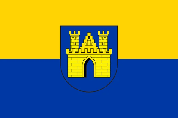Σημαία της Freudenberg σε Βόρεια Ρηνανία-Βεστφαλία, Γερμανία — Διανυσματικό Αρχείο