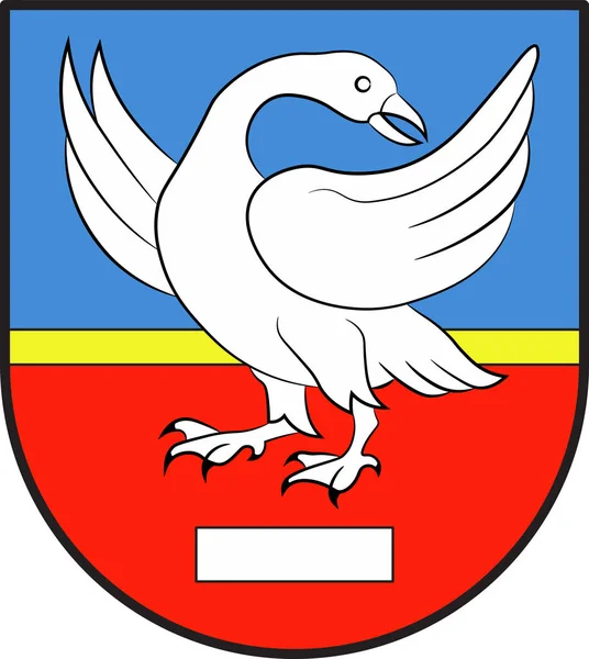 Escudo de Ganderkesee en Baja Sajonia, Alemania — Vector de stock