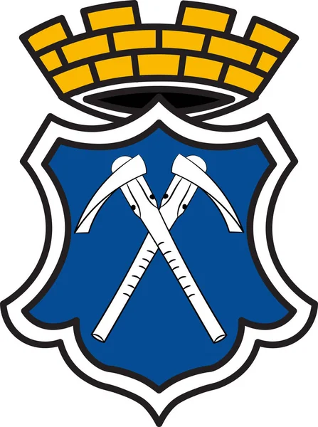 Escudo de armas de Bad Homburg vor der Hoehe es la ciudad de distrito o — Vector de stock