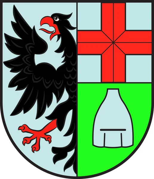 Mudersbach címere a Rajna-vidék-Pfalz, Németország — Stock Vector