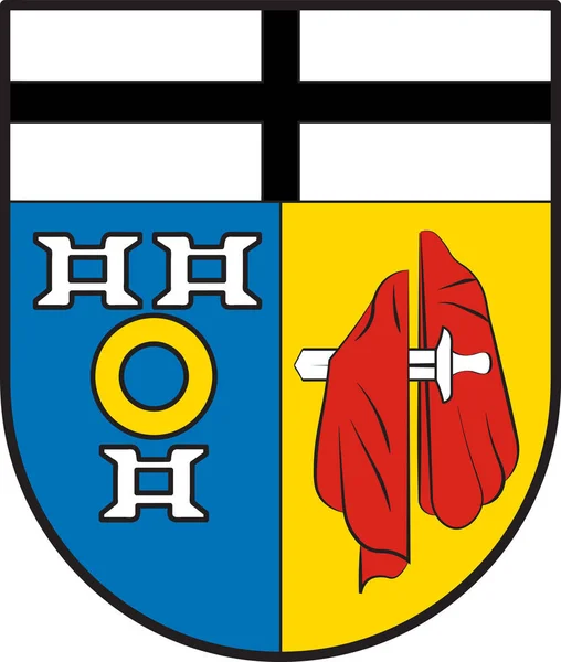 Coat of arms of Kaarst in North Rhine-Westphalia, Germany — Stock Vector