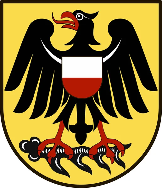 Stemma di Rottweil a Baden-Wuerttemberg, Germania — Vettoriale Stock