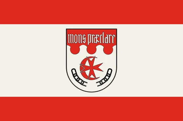 Bandera de Ruppichteroth en Renania del Norte-Westfalia, Alemania — Vector de stock