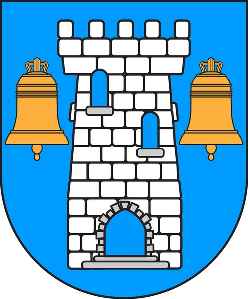 塔恩比的徽章是丹麦的一个市镇 — 图库矢量图片