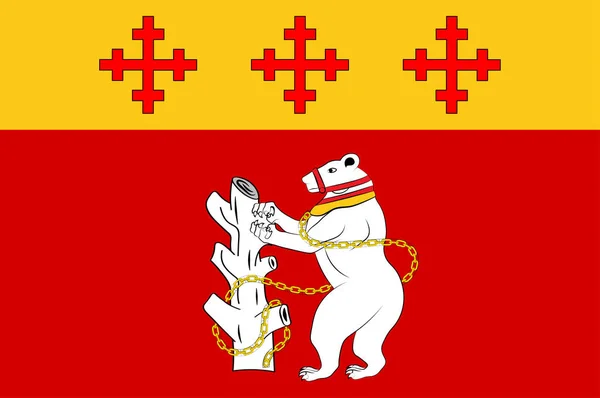 Drapeau du Warwickshire en Angleterre — Image vectorielle