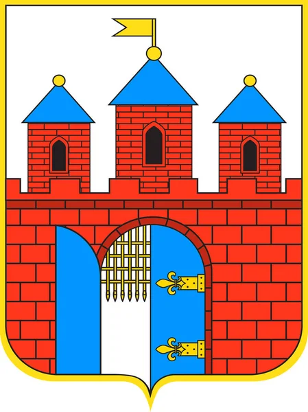 Escudo de Bydgoszcz en Voivodato Kuyaviano-Pomeraniano en — Vector de stock