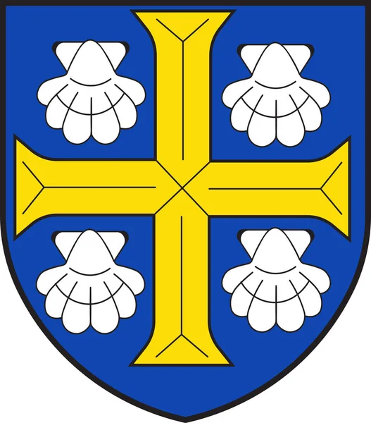 Stadtwappen von Sulzheim in Rheinland-Pfalz, — Stockvektor