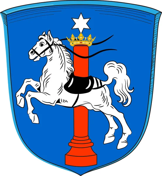 Herb Wolfenbuettela w dolnej Saksonii, Niemcy — Wektor stockowy