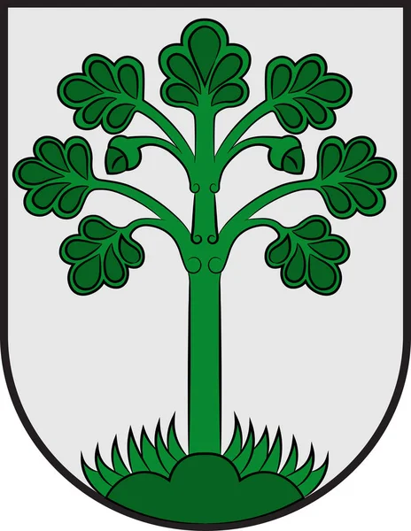 Herb Telgte w Nadrenii Północnej-Westfalii, Niemcy — Wektor stockowy