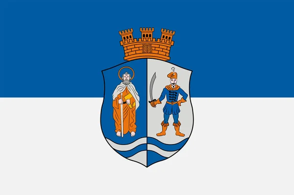 Прапор Бакс-Кикун в Угорщині — стоковий вектор
