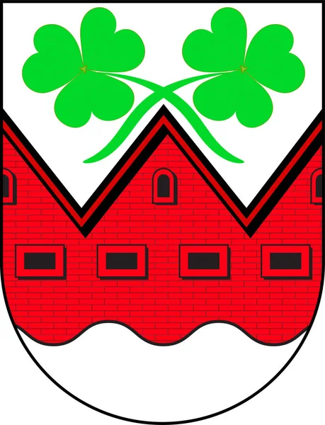 Státní znak Hvidovre je obec v Dánsku. — Stockový vektor