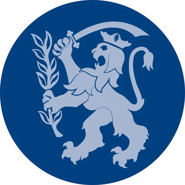 Wappen von Fredericia in Süddänemark — Stockvektor