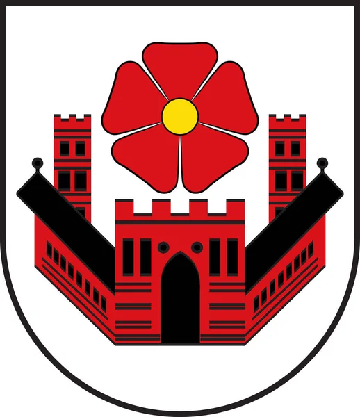 Coat of arms of Lippstadt in North Rhine-Westphalia, Germany — Stock Vector