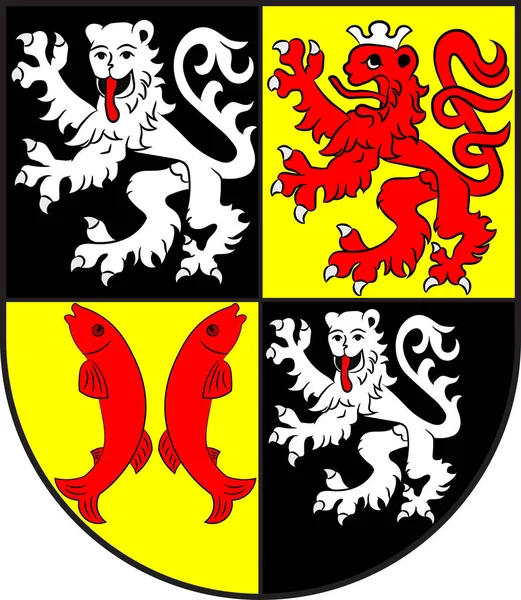 Wappen von Flonheim in Rheinland-Pfalz, — Stockvektor