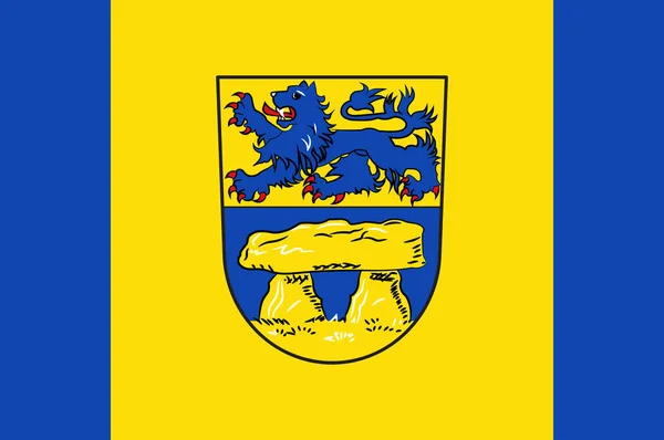 Drapeau de Heidekreis en Basse-Saxe, Allemagne — Image vectorielle