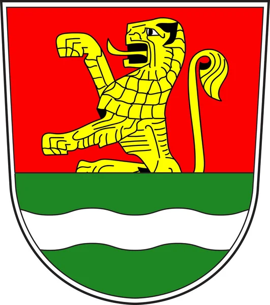 ローワーザクセン州のラーツェンの紋章,ドイツ — ストックベクタ